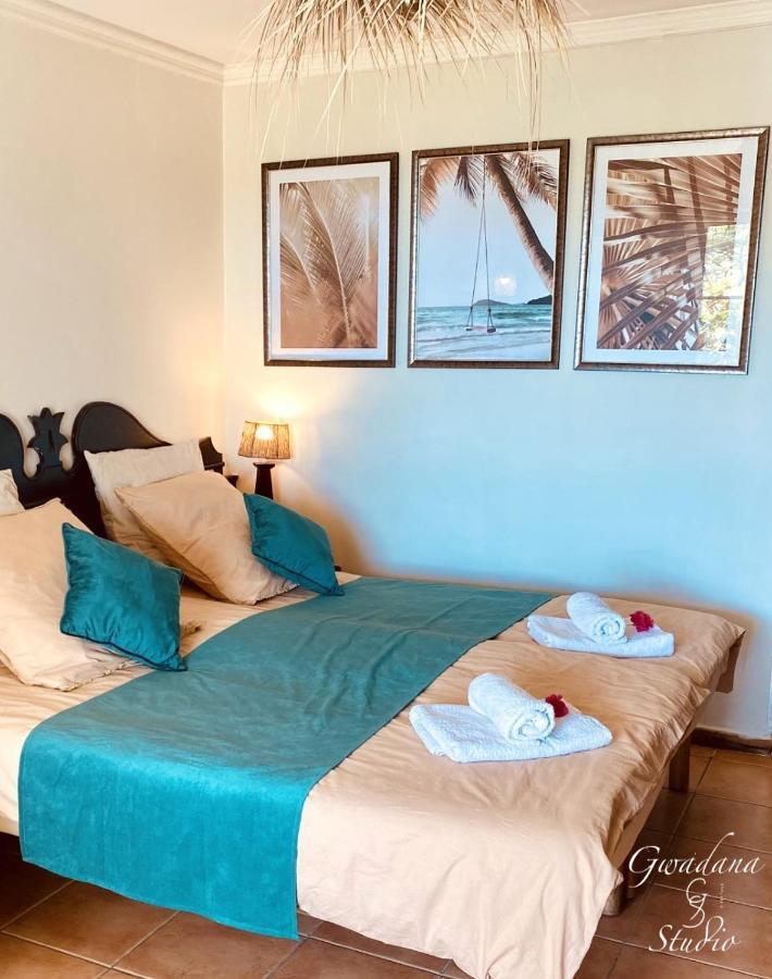 Acces Direct Plage, Vue Mer D'Exception, Les Gwada Studios, Village Vacances Sainte-Anne  Bagian luar foto