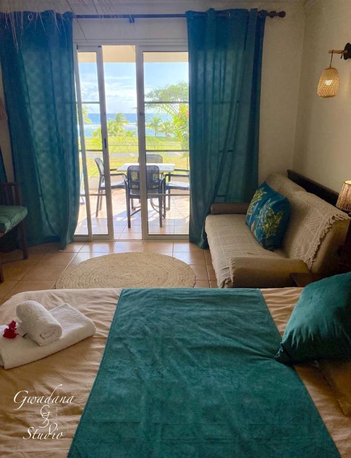 Acces Direct Plage, Vue Mer D'Exception, Les Gwada Studios, Village Vacances Sainte-Anne  Bagian luar foto