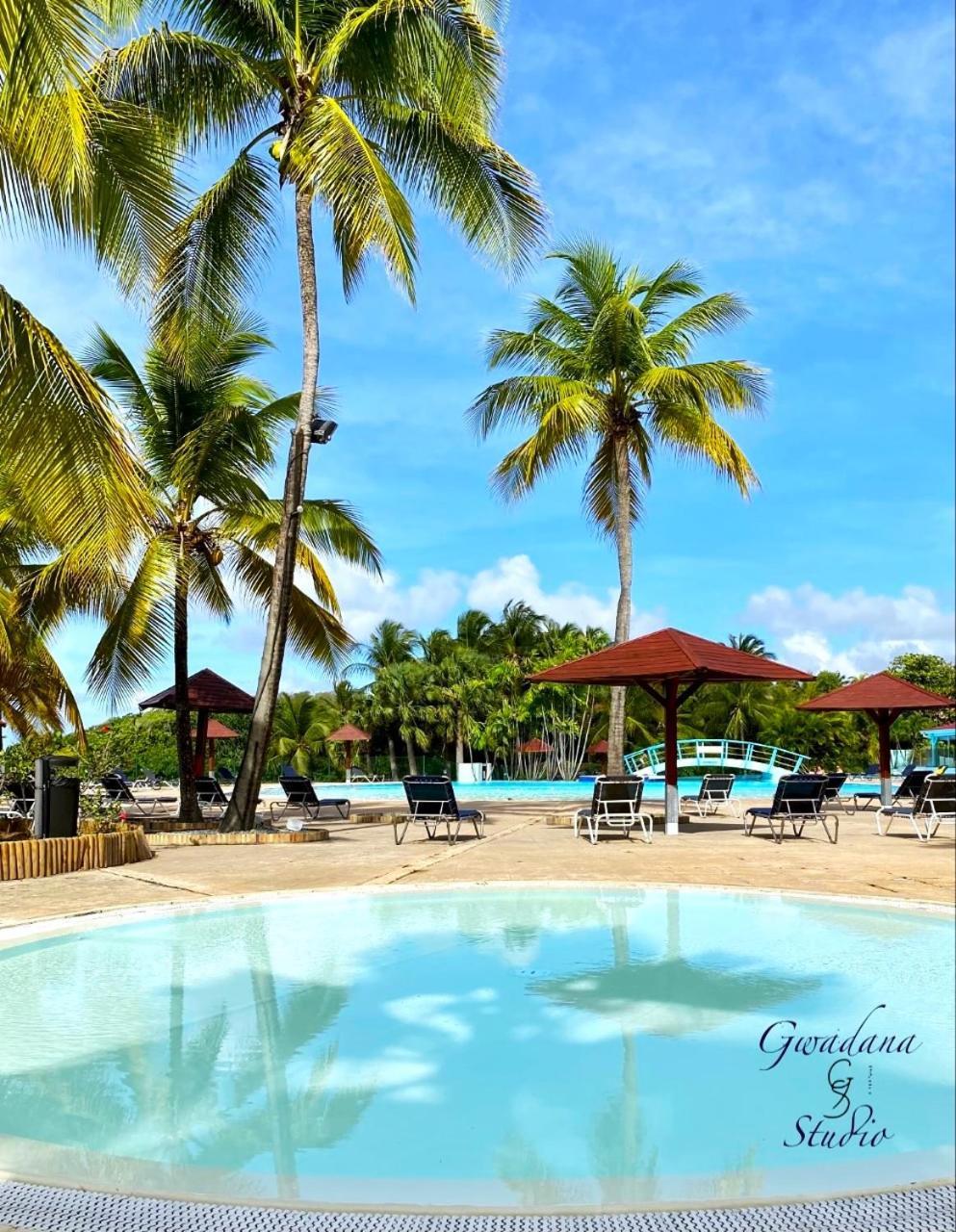 Acces Direct Plage, Vue Mer D'Exception, Les Gwada Studios, Village Vacances Sainte-Anne  Bagian luar foto